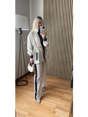 Cardella Alya Premium Kalite Yazlık Tncl Kumaş Ikili Takım - Tesettür Uyumlu