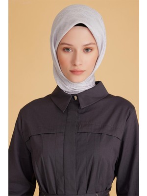 Belli Logo Desen Monogram Gümüş Eşarp 1