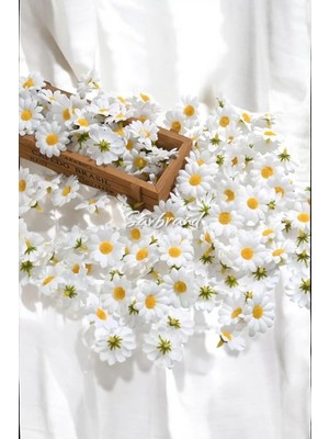 Vizyon Çiçek 400 Adet Gerçekçi Görünümlü Yapay Papatya – Ev & Organizasyon Dekoru