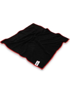 Herşey Trend Herşeytrend Kırmızı Overloklu 40X40 cm Mikrofiber Bez ROYALEKS-STK1442