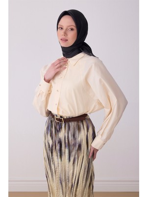 Belli Siyah Klasik Desen %100 Twill Ipek Eşarp 4305-50