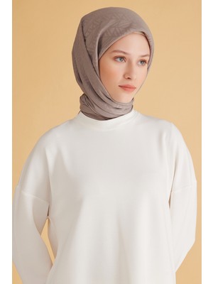 Belli Geometrik Desen Veyra Vizon Eşarp 2