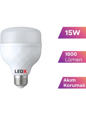 Ledx 15W Kristal Torch Ampul E27 Duy 1800 Lümen