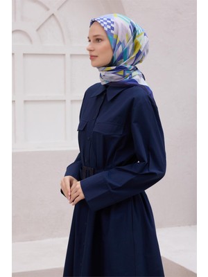 Belli Geometrik Desen Nova Saks Eşarp 1010