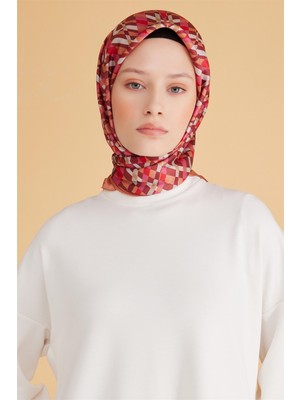 Belli Geometrik Desen Kristal Eşarp 2008