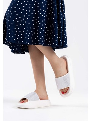 Zerenyus Carson Kadın Taş Detaylı Yazlık Terlik