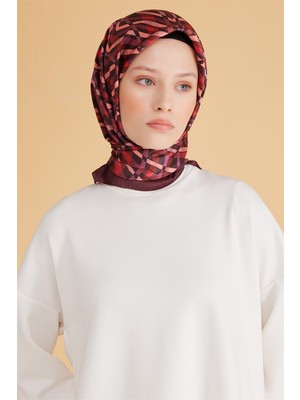 Belli Geometrik Desen Kristal Eşarp 2008