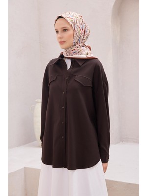 Belli Imza Desen Nova Kiremit Eşarp 1013