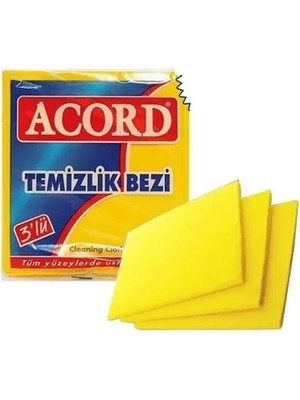 Herşey Trend Herşeytrend Temizlik Bezi 35X40 cm 3'lü Sarı ROYALEKS-NRX-F547