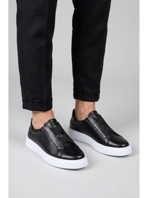 Pisagor PS-586 Erkek Hakiki Deri Sneakers Spor Ayakkkabı