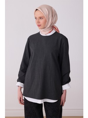 Belli Oranj Klasik Desen %100 Twill Ipek Eşarp 4326-06