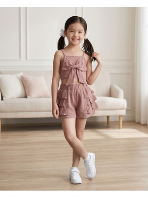 Eylo Bebe Fiyonklu Incili Takım