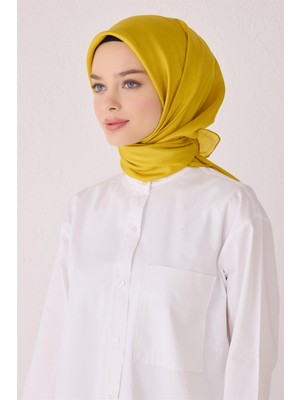 Belli Geometrik Desen Ipek Eşarp 4055D (Twill)-84