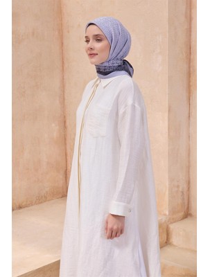 Belli Geometrik Desen Paulista Lila Eşarp 7