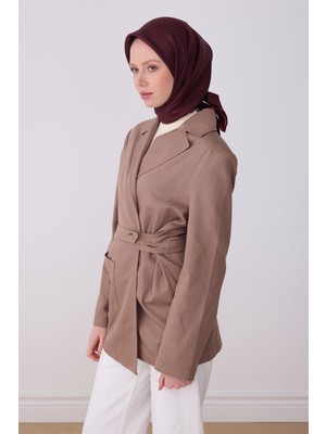 Belli Kırmızı Klasik Desen %100 Twill Ipek Eşarp 4305-03