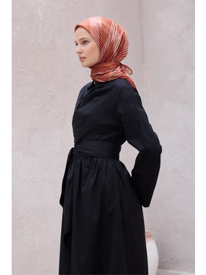 Belli Ekose Desen Nova Kiremit Eşarp 1005