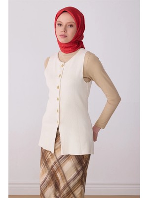 Belli Kırmızı Klasik Desen %100 Twill Ipek Eşarp 4317-56