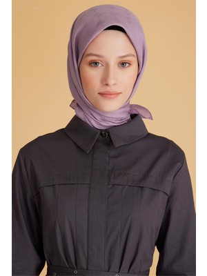 Belli Logo Desen Monogram Lila Eşarp 2