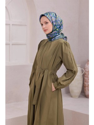 Belli Etnik Desen Ipek Eşarp 4222D (Twıll) Lila - 59