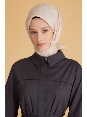 Belli Logo Desen Monogram Krem Eşarp 1