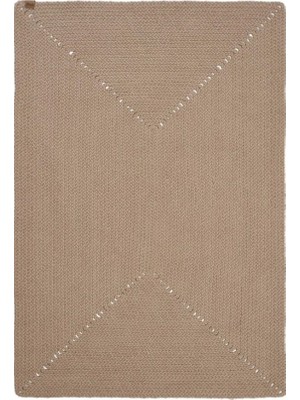 Halımax Lunox Bej Hasır Örgü Çift Taraflı Dokuma Yolluk Jüt Kilim Dikdörtgen Banyo Paspası