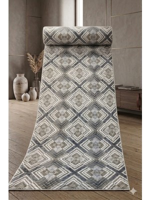 Aksu Halı Kaymaz Tabanlı Yıkanabilir Leke Tutmaz Halı Salon Koridor Mutfak Halı