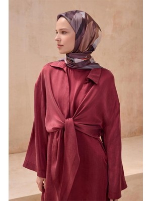 Belli Fresh Geometrik Bej Kristal Eşarp 2012