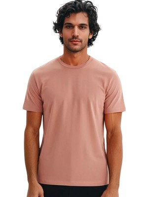 Ar-ma Erkek Bisiklet Yaka Tişört Baskisiz Basic Regular Fit Penye Süprem Y31344408002
