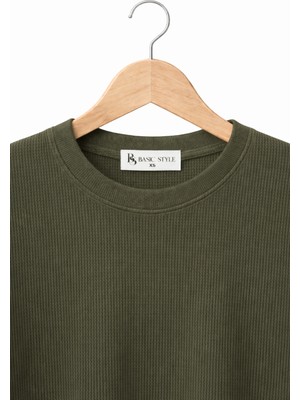 Bs Basic Style Waffle Basic T-Shirt