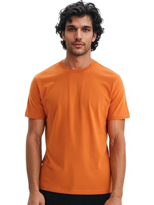 Ar-ma Erkek Bisiklet Yaka Tişört Baskisiz Basic Regular Fit Penye Süprem Y31344408002