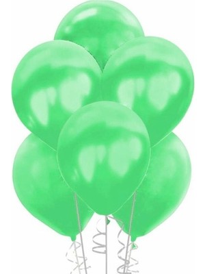 Gemar Rasyonel Metalik Balon  Yeşil - 15 Adet