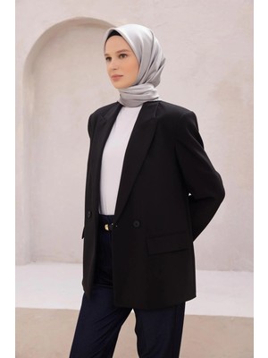 Belli Degrade Desen Ipek Eşarp 4224D (Twıll) Gümüş - 58