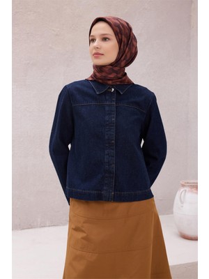 Belli Geometrik Desen Ipek Eşarp 4211D (Twıll) Kahve - 04