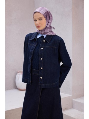 Belli Kazayağı Deseni Nova Mürdüm Eşarp 1000