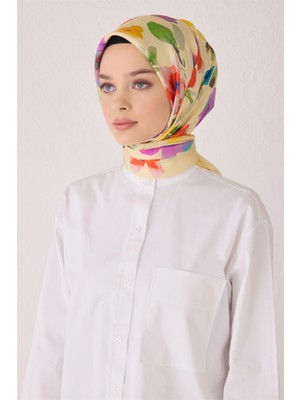 Belli Saf Ipek Eşarp 4033D (T) - 83