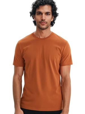 Ar-ma Erkek Bisiklet Yaka Tişört Baskisiz Basic Regular Fit Penye Süprem Y31344408002