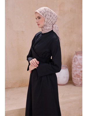 Belli Geometrik Desen Paulista Bej Eşarp 9