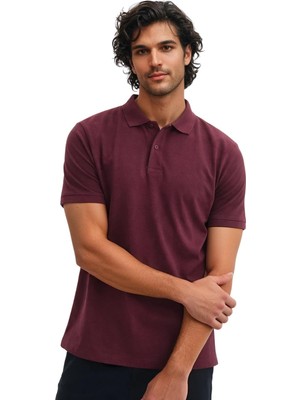 Ar-Ma Erkek Battal Büyük Beden Polo Yaka Tişört Regular Fit %100 Pamuk Pike Basic Y29374870302