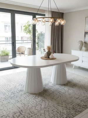 Gazzini Furniture Ligna Açılır Masif Ahşap Yemek Masası