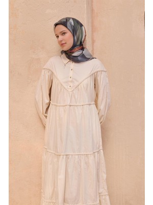 Belli Fresh Geometrik Gri Kristal Eşarp 2012