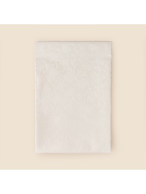 Evidea Soft Lunaria Pvc Masa Örtüsü - Beyaz - 140X140 cm
