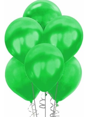 Gemar Party Marty Metalik Balon 100LÜ Koyu Yeşil