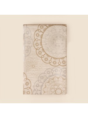 Evidea Soft Lule Pvc Masa Örtüsü - Bej - 140X200 cm