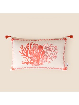 Evidea Soft Melon Kırlent - Ekru - 30X50 cm