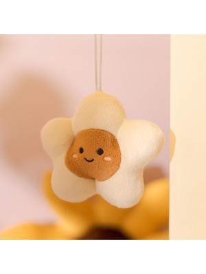 Evidea Soft Çiçek Figürlü Yumuşak Süs - Sarı - 13X12 cm