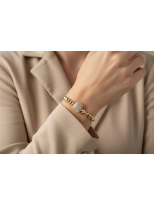 Xuping Jewelry Stil Incisi/xupıng Jewelry Baget Ortası Zirkon Taşlı Kelkepçe