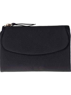 BloominBag Élıa Noir Black Medium Deri Kadın Cüzdan & Clutch