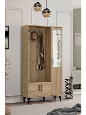 Hermobi Deniz Askılıklı Portmanto Vestiyer Ayakkabılık