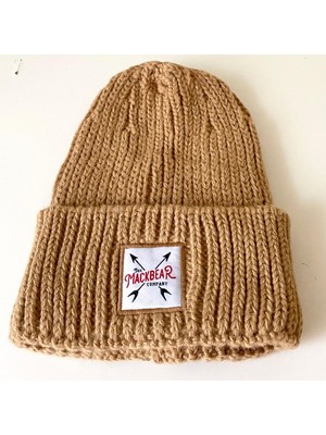 Mackbear Coffee Co. Mackbear Dokuma Örgü Unisex Bere 005