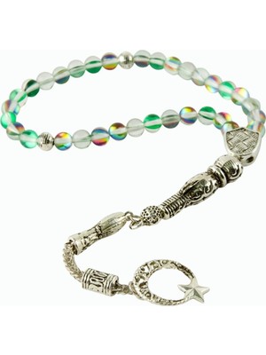 DS LLC Kuvars Neon Doğaltaş Tesbih 6 mm DLLSRSBJ34